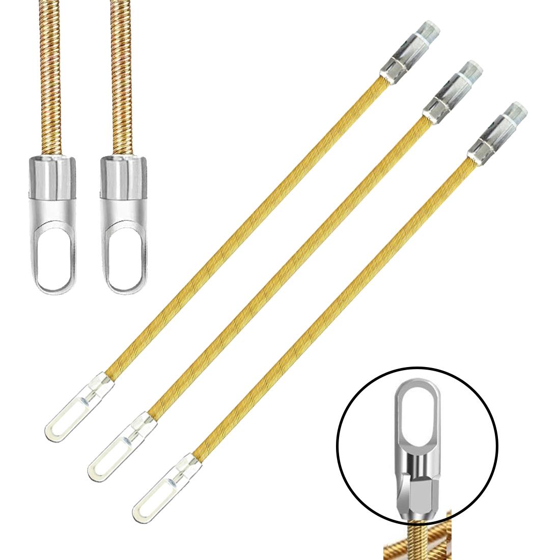

3pcs Three-Layer Solid Spring Head Steel Wire Threading Tool High Elasticity Resilient Spring For Threading Traction