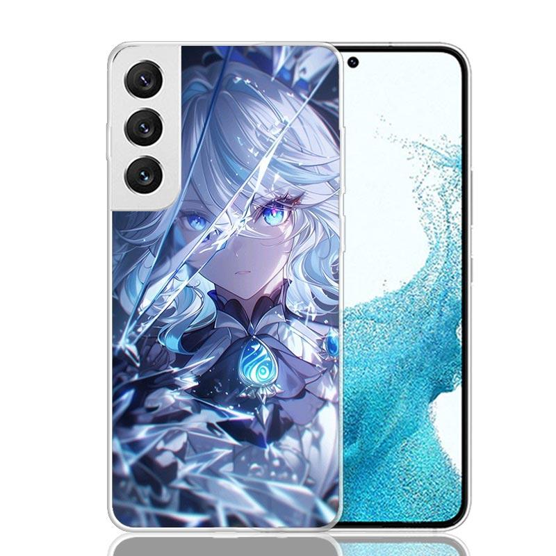 Genshin Impact Furina Phone Case For Samsung Galaxy S26 S25 Edge S24 S23 FE S22 Ultra S21 Plus S20 + Fundas Cover Coque Galaxy S