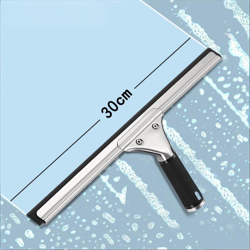 Stainless Steel Squeegee Non Slip Ergonomic Grip 1Pcs Streak Free for Shower Tile Wall Glass Door Window Car Exterior
