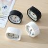 Mini Black & White Digital Alarm Clock - Cute Bedside Clock & Children's Gift