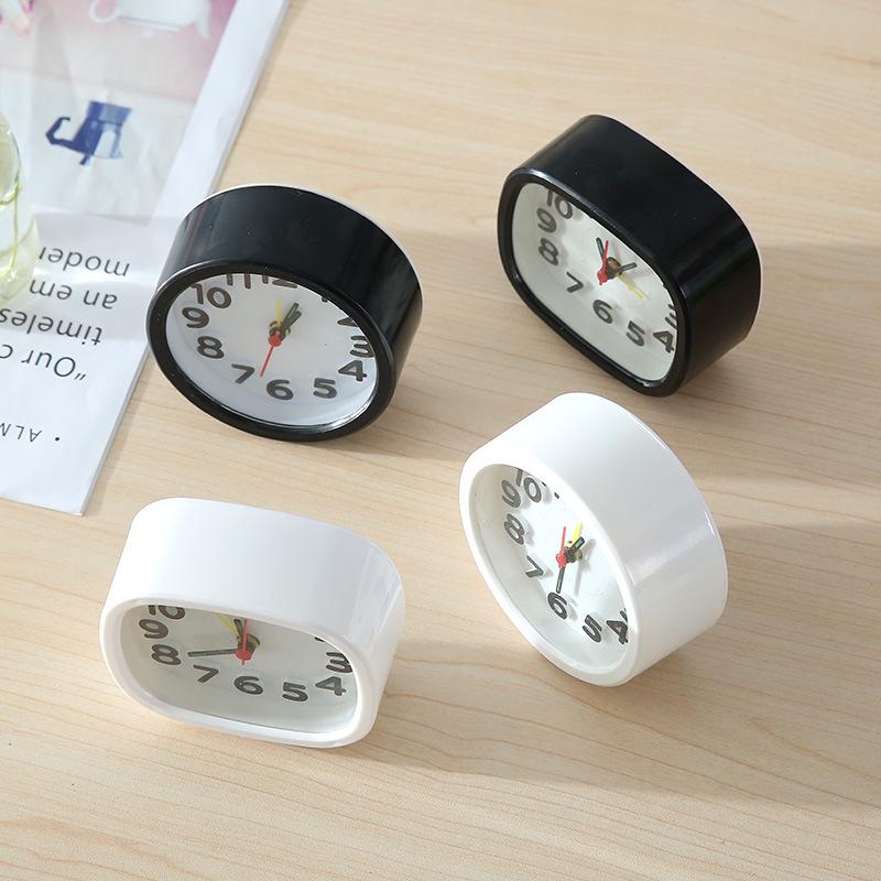 Mini Digitaler Wecker Schwarzweiß - Süßer Nachttischwecker & Kindergeschenk