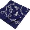 Trifong Bandana Navy Cotton 100% Adult Handkerchief Stylish Unisex Bullfighting Pattern 55cm x 55cm
