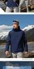 Men's Custom Three-in-One Mountain Climbing Suit for Autumn/Winter with Velvet and Logo Print