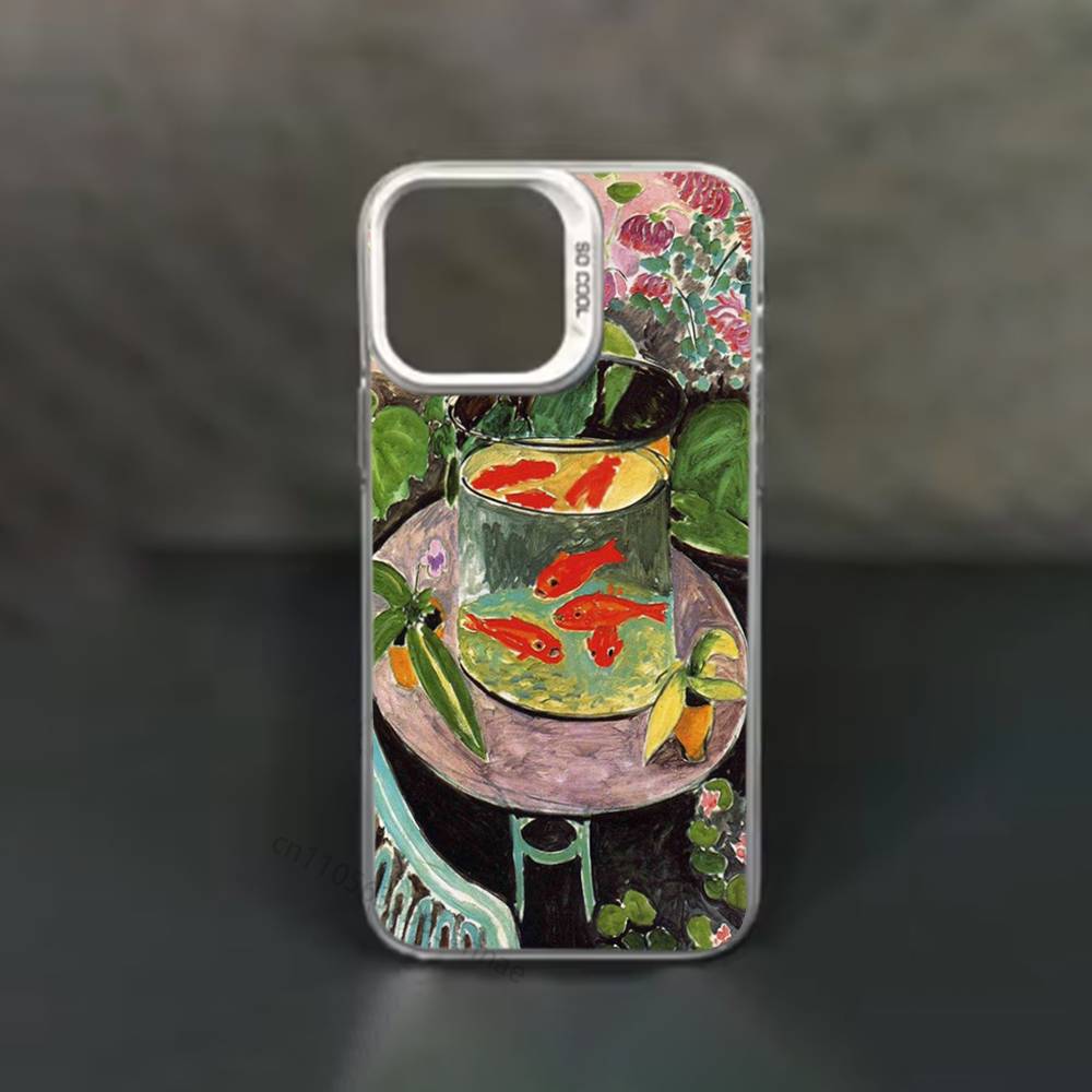 Henri Matisse Art Painting Phone Case for iPhone 15 16 Pro Max Air SE 11 13 Pro 14 Plus 12 11Pro 15Pro Max 16e Cover