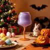 Bright Macaron Color Cup Glass Goblet, Wave Cup, Creative Decorative Cocktail Glassware, Photo-friendly Novelty Bar Goblet Tool for Wine Cocktails