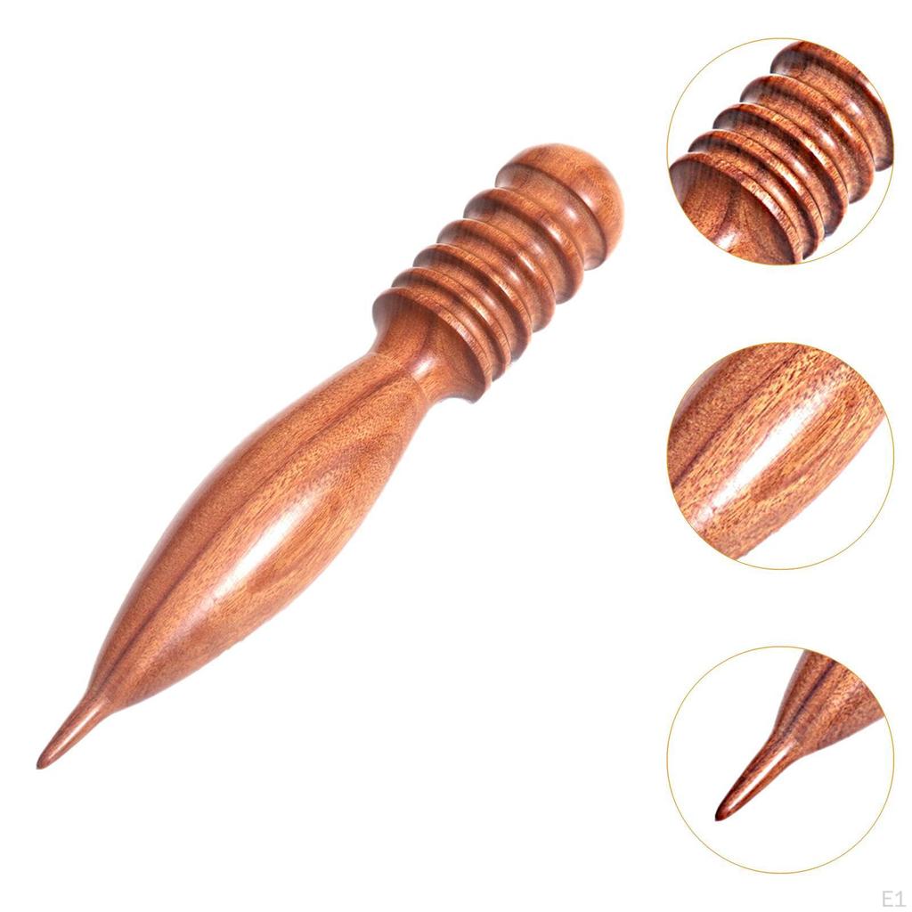 Leather Edge Polishing Tool Professional Wood Multiuse Lightweight Burnishing