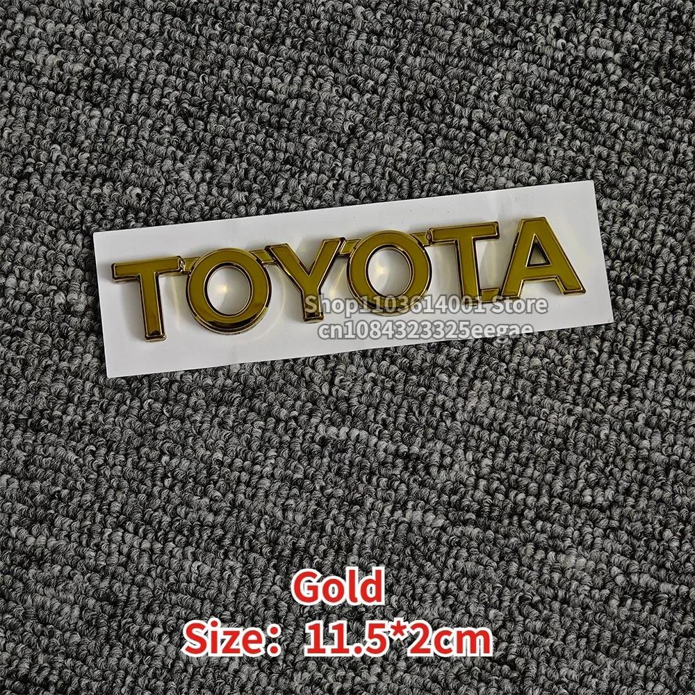 Trunk Rear Letter Badge Emblem for Toyota Replacement RAV4 Corolla Camry Prado REIZ CHR 86  Avalon Highlander Verso Tacoma