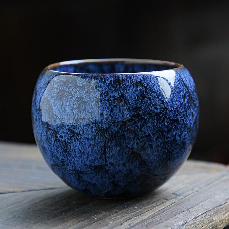 Šálek na čaj jednotlivý kus kiln change Tianmu glazura Jianzhan mistrovský šálek čajový šálek keramický espresso šálek kiln change glazura