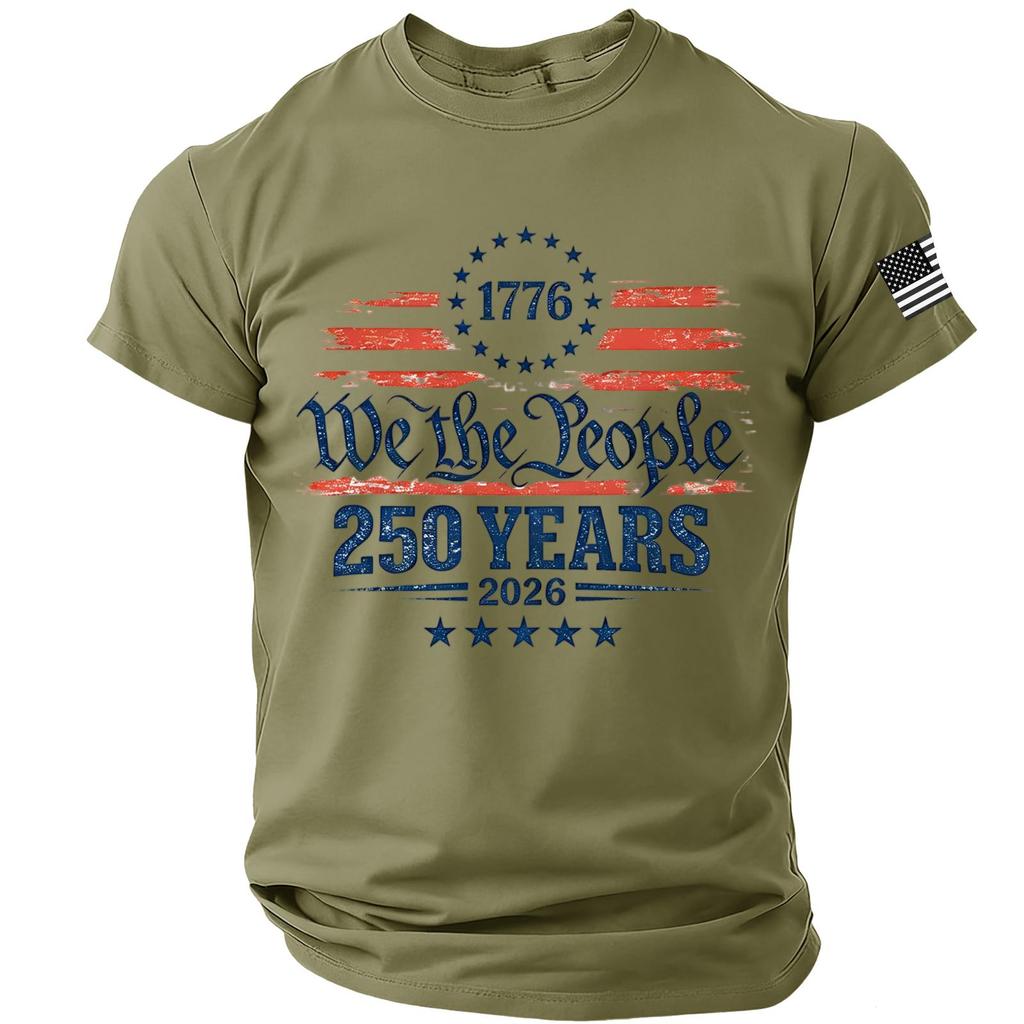 Men's Casual Round Neck Lightweight Breathable Short-Sleeve Top
