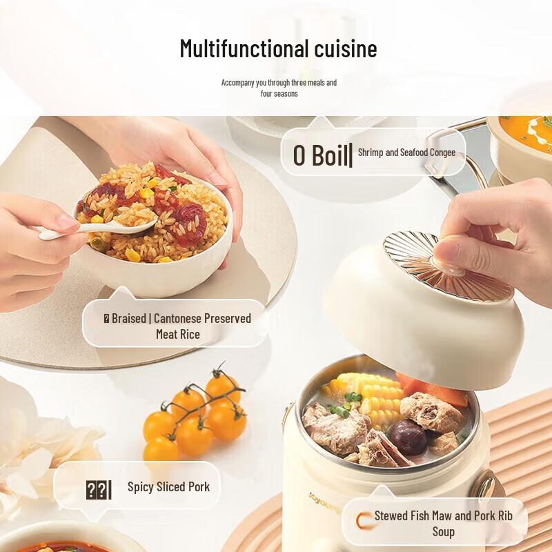 Joyoung Mini Electric Stewing & Porridge Cup CN plug (adapter included)