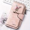 Easter Bunny Women's Long Wallet features a flip cover design. This multifunctional wallet is perfect for Easter celebrations and comes with a