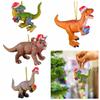 Dinosaur Xmas Tree Dragon Ornaments 2D Dinosaur Car Mirror Pendant  Home Decor