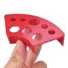8-Hole Permanent Makeup Pigment Holder Fan-Shaped Mixing Cup Display Stand