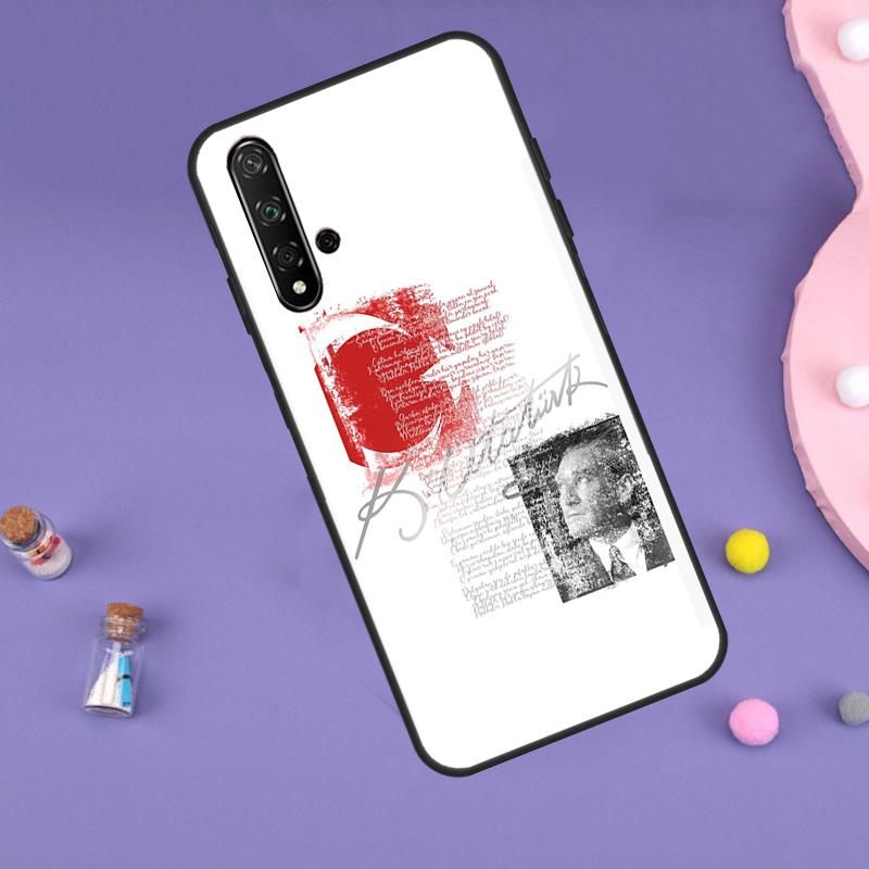 Türkei Mustafa Kemal Atatürk Für Huawei Nova 7i 8i 11i 12i 12s 9 10 SE Y60 Y61 Y70 Y72 Y73 Y90 Y91 P20 P40 P30 Lite Hülle