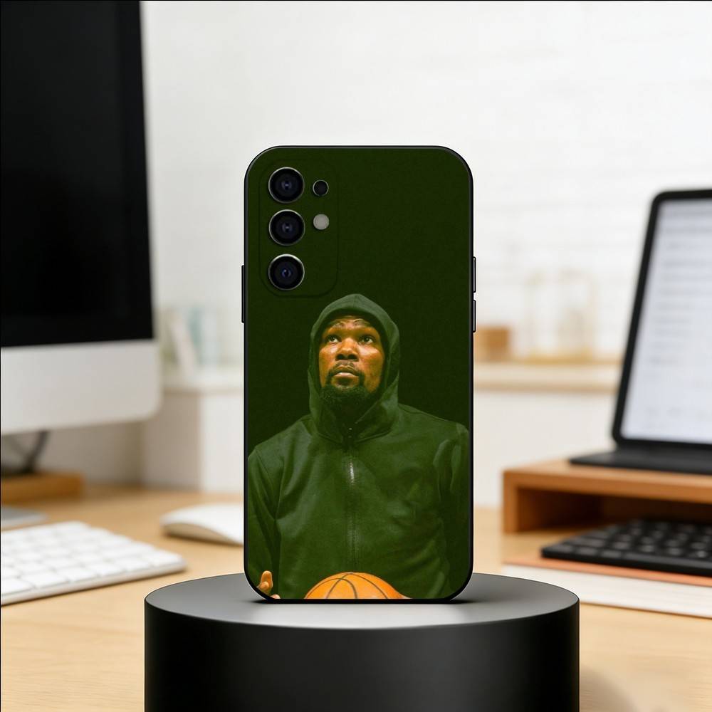 Basketball K-Kevin D-Durant 7 Phone Case For Samsung S25,S24,S21,S22,S23,S30,Ultra,S20,Plus,Fe,Lite,Note,10,Black Cover