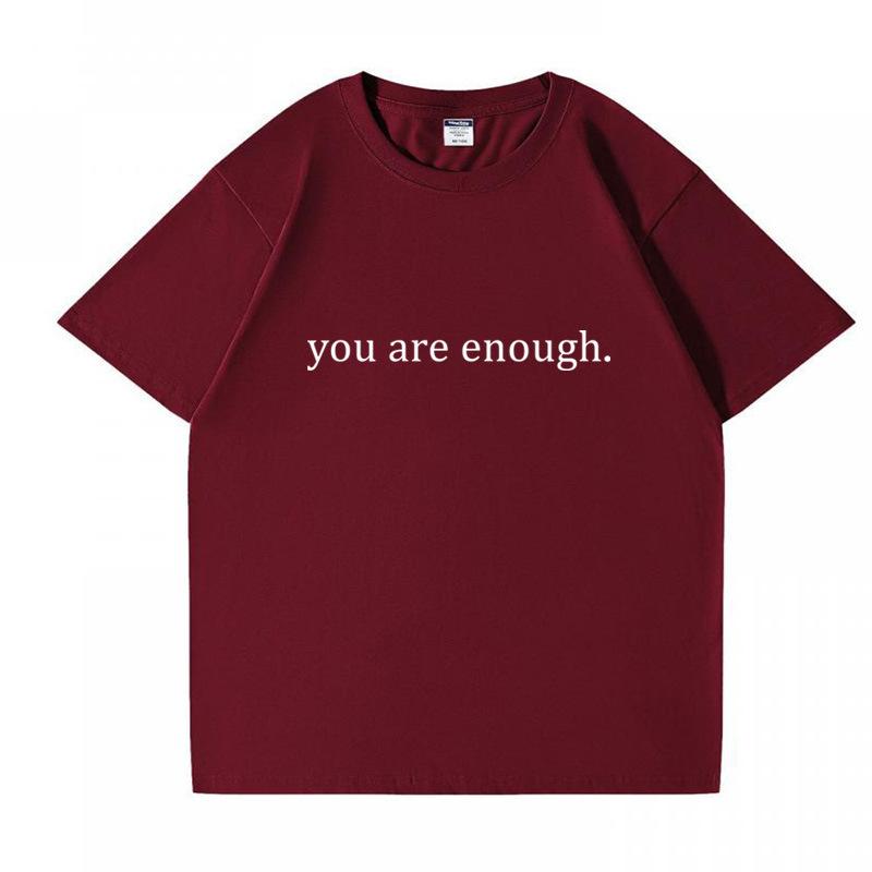 2025 cross-border European beautiful women's top crew neck letter printed cotton short-sleeved T-shirt women's pure cotton top