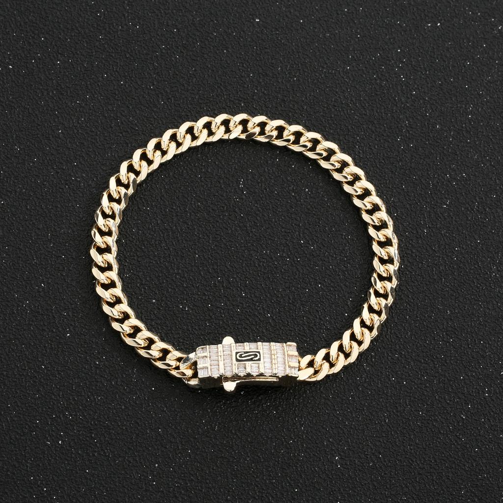 Fashion Monaco Anklet 4N6N8N23cm25cm High Quality 14K Gold Plated Anti-fading Anklet for Men and Women