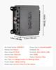 VEVOR Car Audio Amplifier, 4-Channel Bridgeable Car Amplifier, Multichannel Class D Stereo Amp, Max. 4 x 110W at 4 Ohms / 4 x 160W at 2 Ohms