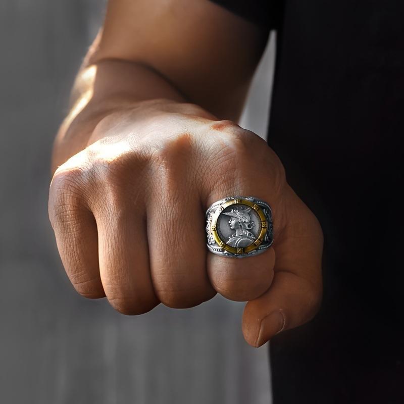 Peripheral U-group Ultramar Badge of Honor Ring Anime Film and Television Game Men's Ring Jewelry