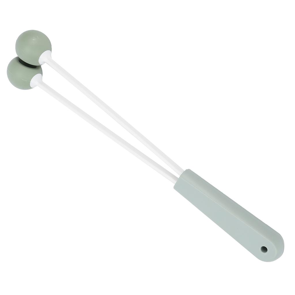 Handlicher Klopfmassagehammer Fitness Anti-Rutsch Doppelkugel Silikon Körper Klopfmassagegerät