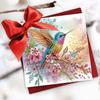 6pcs Diamond Painting Greeting Cards Handmade 5D Rhinestone Embroidery Arts Cards Kits Arts Crafts for Birthday Thanksgiving Day
