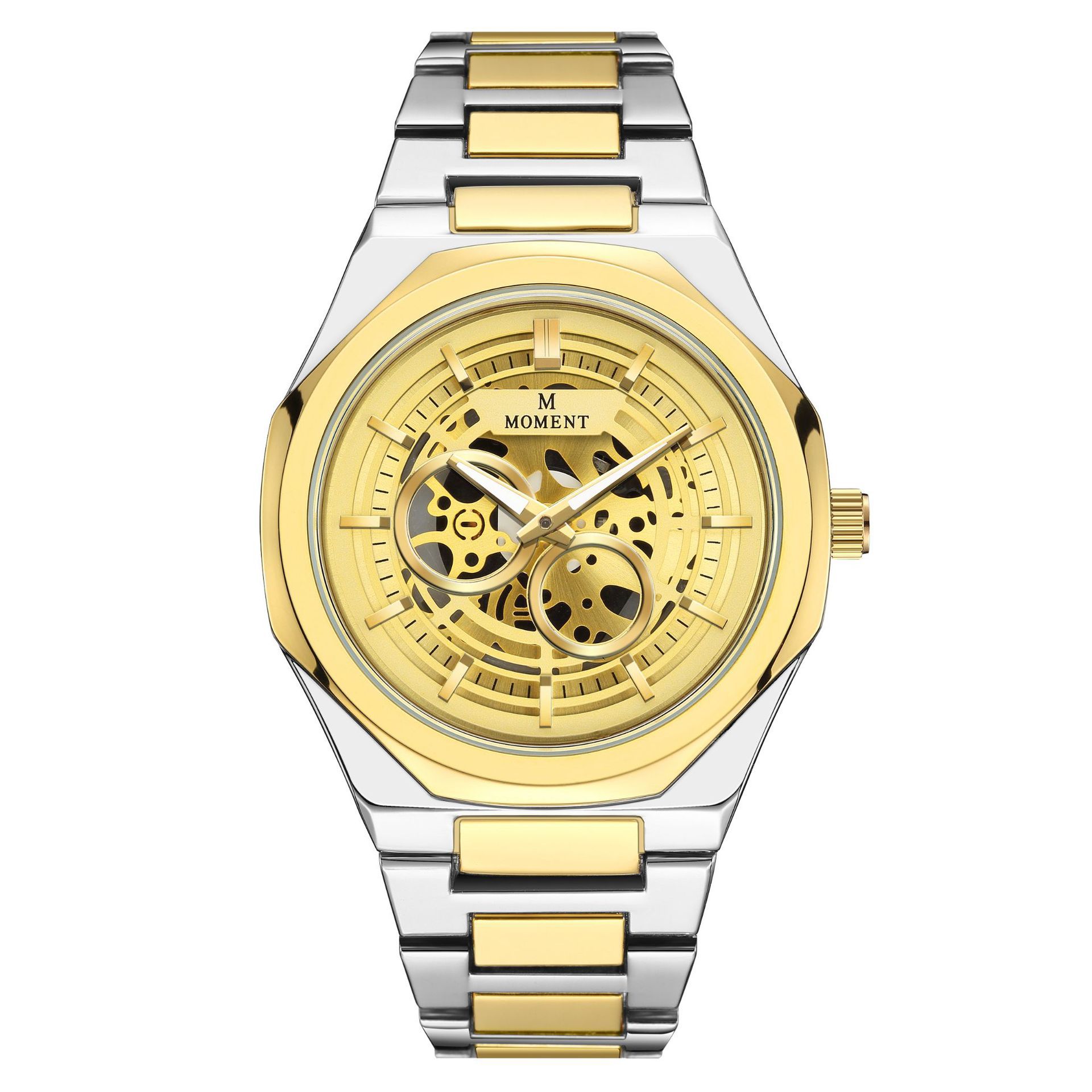 

Чоловічий годинник Skeleton Немеханічний годинник Модний діловий чоловічий годинник зі сталевим поясом