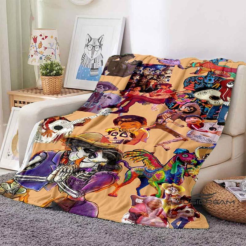 This Coco (Coco) Themed Blanket Is Warm and Cozy, Making It A Perfect Holiday Gift for Both Adults and Children.