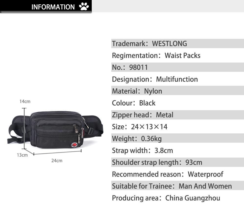 Pungă de șold Casual Funcțională Modă Bărbați Impermeabilă Geantă de șold Femei Curea Geantă de șold Masculin Telefon Portofel Pungă Genți Unisex 98011