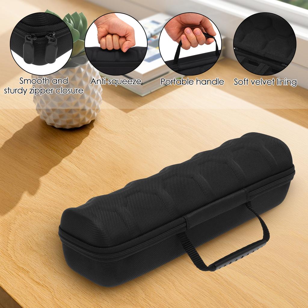 5-Slot Watch Case Universal Watch Carrying Case with Zipper Portable Watch Storage Travel and Display Case for Men and Women