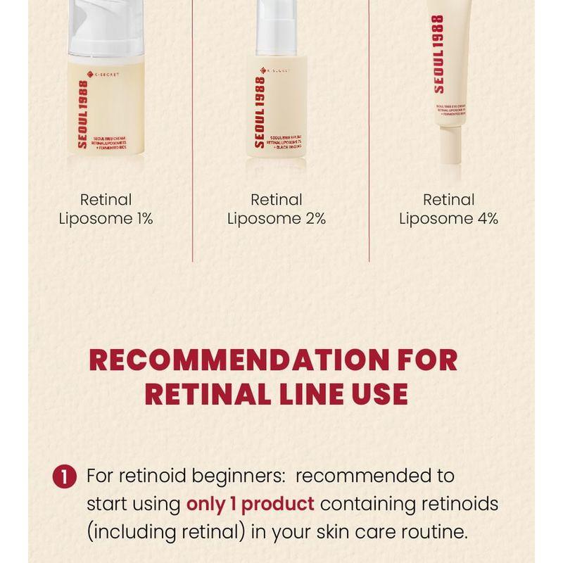 KSECRET SEOUL 1988 Cream : Retinal Liposome 1% + Fermented Rice