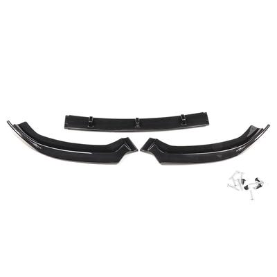 For S3 Style Front Bumper Lip Spoiler Carbon Fiber Style for A3 S Line 8V 2017‑2018