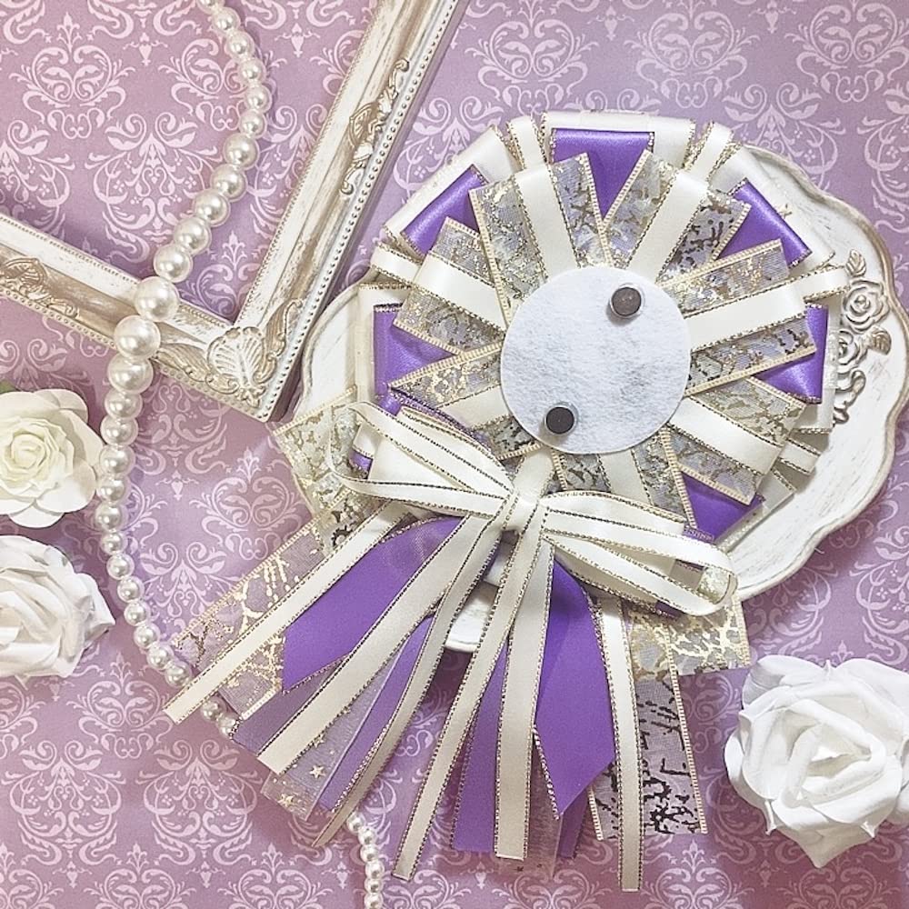Magnet Ita Rosette LA Lavender Purple for Can Badges 57mm G.triGer Vol.3