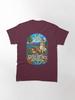 Barbara Santa Barbara California USA Stained Glass Art Classic T-Shirt
