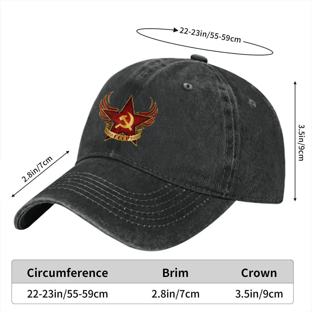 CCCP Army Star Baseball Cap Men Hats Women Visor Protection Snapback Russian USSR  Caps
