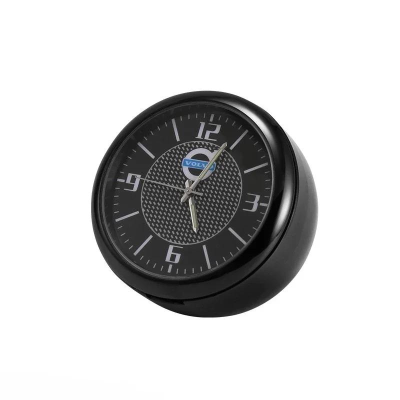 

Car Interior Parts Mini Clock Watch Auto Electronic Quartz Watch For Volvo C30 V40 V60 S40 S60 XC60 XC90 XC40 S80 S90 S80L S60L чёрный