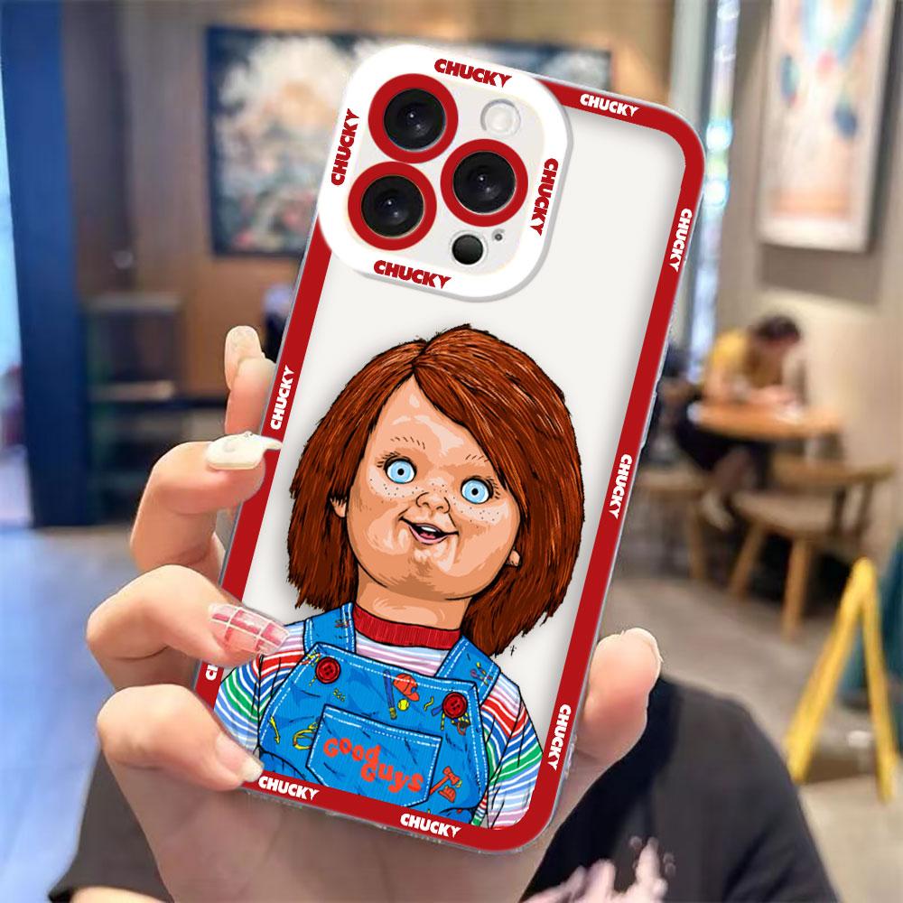 

Charles Lee Ray Chucky Doll Cover Clear Phone Case For Redmi Note 15 14 13 12 11 11T 11S 10 9 10S 9S 8 Pro Max Plus Shell Case Redmi NOTE8PRO