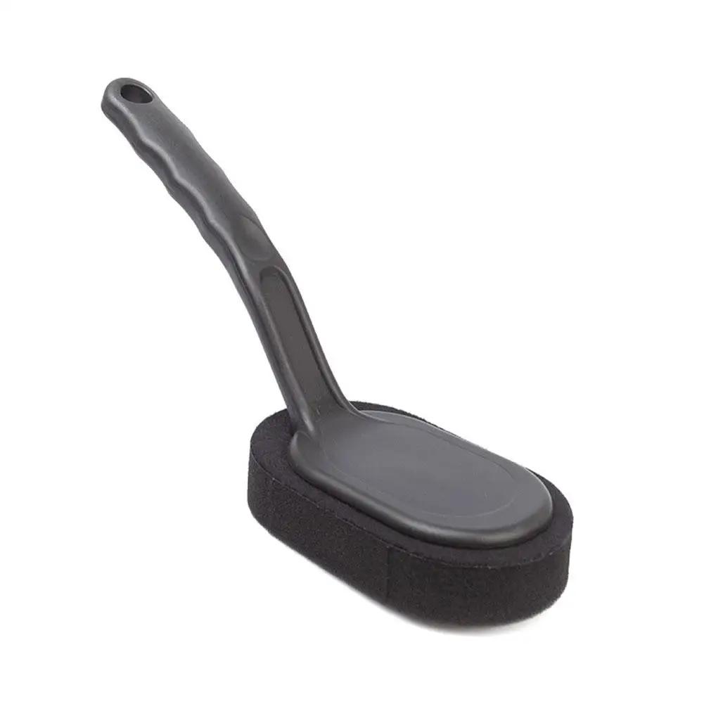 Car Tire Wheel Polishing Sponge Brush Long Handle Interior Waxing Car Hub Cleaning Sponge Accessories Brush Cleaning Tire B J6E9