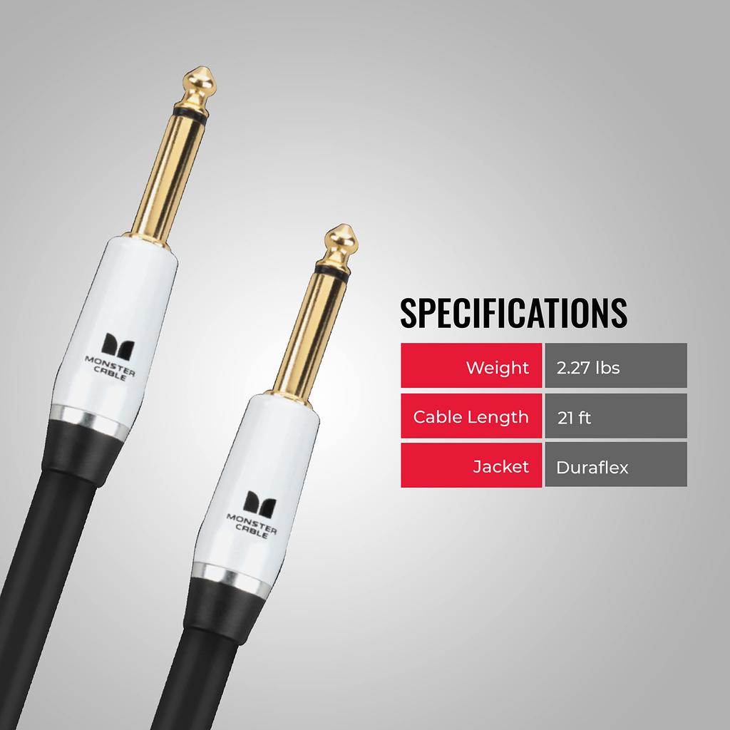 MONSTER CABLE Instrument Guitar 12ft Straight X Straight STUDIO PRO2000 600532 (Monster Cable) Cable, Cable, Length, Plug, SP2000-I-12