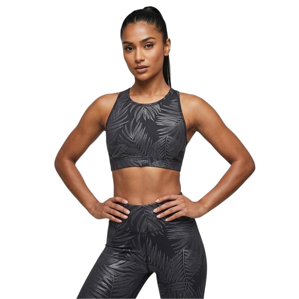 USA Pro Womens/Ladies Core Racer Back Scoop Neck Sports Bra