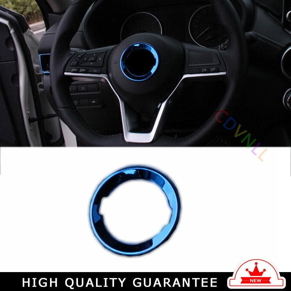 Steering Wheel Horn Ring Cover Trim For Nissan Altima/Teana 2019-2022 Blue Steel