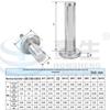 304 Stainless Steel Flat Head Solid Rivets (2MM-6MM)