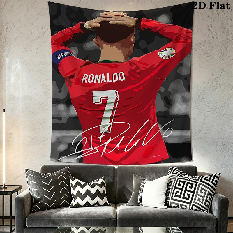 Ronaldo'S Artistic Tribute Visual Masterpiece Bedding 1 Duvet Cover 2 Pillowcase Without Core Christmas Birthday Gift
