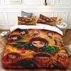 3D Hot sale anime Demon Slayer duvet cover and pillowcase kids' double bed bedding set home bedroom decor gift for boys Girl