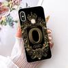 For Xiaomi Redmi Note 6 Pro Royal Crown Initial Letter Couple Phone Case For Redmi Note6 Soft Silicone TPU Covers Bumpers