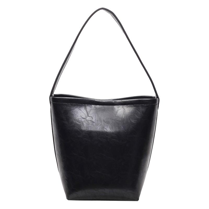 Premium Sense Niche Bag Women's Autumn and Winter 2025 New Retro Versatile Shoulder Messenger Bag Casual and Explosive Bucket Bag