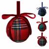 Adorno de Bola de Navidad a Cuadros para Decoración Colgante del Árbol de Navidad