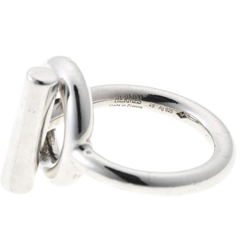 Used HERMES Echape MM Ring Ag925 Silver [Used] S-158951