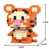 Disney Anime Princess Building Blocks Stitch Mickey Mouse mini Action toy Figures Blocks Toys Bricks Assemble Toys Kids Gifts