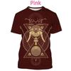 Ancient Egyptian Text 3d Printing T-shirt Pharaoh's Eye Egyptian Mural Creative Casual Short-sleeved Tshirt Tees Mens Clothes