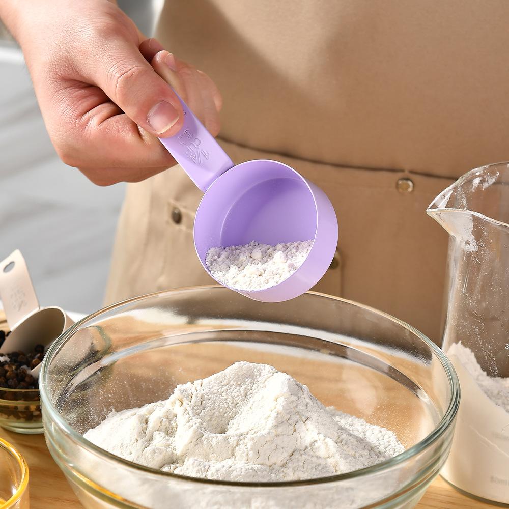 10pcs color stainless steel measuring cup measuring spoon set of 10-piece baking spoon baking tools